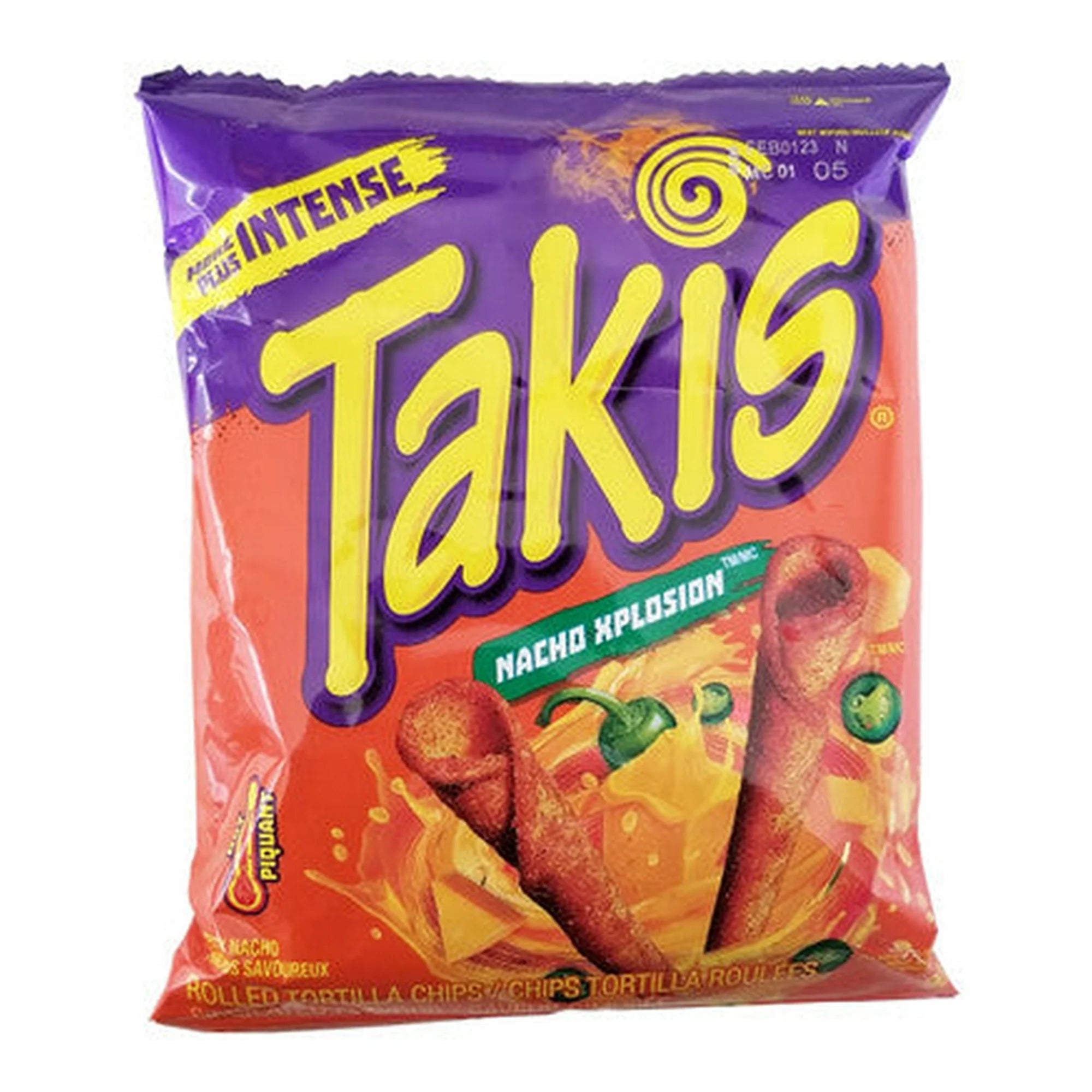 Takis Nacho Xplosion Hot Zesty Rolled Tortilla Chips, 90g – PicksAe