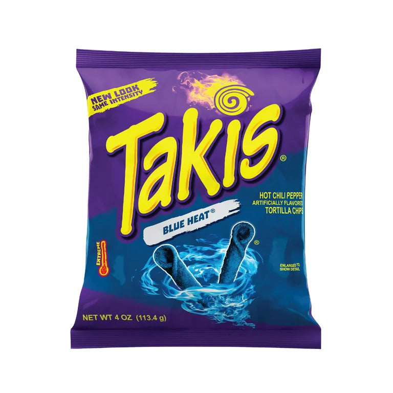 Takis Limited Edition Blue Heat Tortilla Chips 113 g