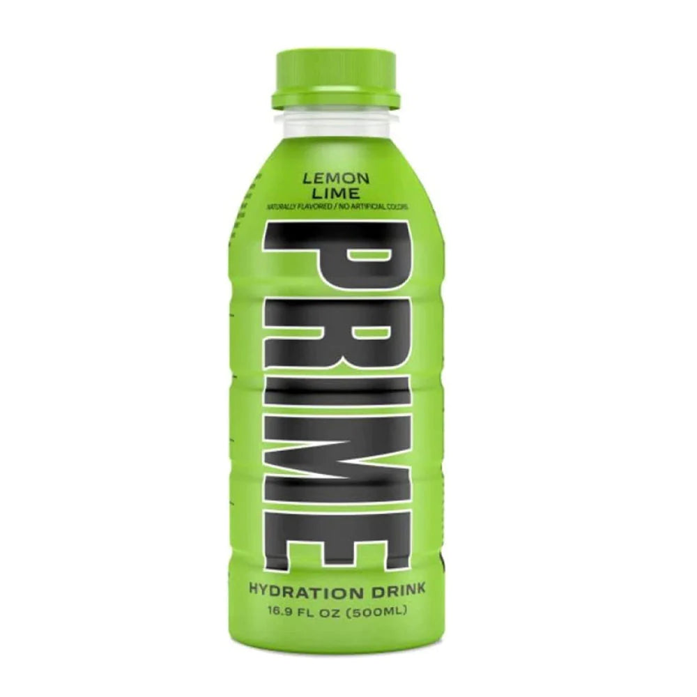 Prime Hydration Drink Lemon Lime Citron Vert 500 ml